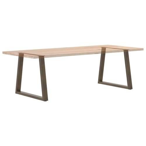 Noge za blagovaonski stol V-oblik 2 kom Prirodni čelik 70 x (72-73,3) cm Čelik - Prirodna 70 x (72-73.3) cm 2 1 Cijena