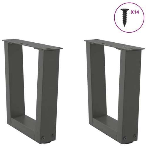 Noge za klub stolić V-oblika 2 kom antracit 30 x (30-31,3) cm čelik - Antracit 30 x (30-31.3) cm 1 Cijena