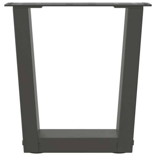 Noge za klub stolić V-oblika 2 kom antracit 30 x (30-31,3) cm čelik - Antracit 30 x (30-31.3) cm 1 Cijena