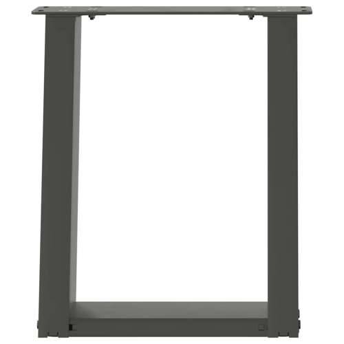 Noge za klub stolić U-oblik 2 kom antracit 28 x (42-43) cm čelik - Antracit 28 x (42-43) cm 1 Cijena