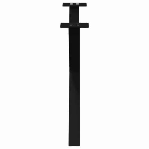 Noge za klub stolić u obliku slova X, 2 kom, crne, 70 x (42-43) cm, čelik - Crna 70 x (42-43) cm (40 mm) 2 1 Cijena