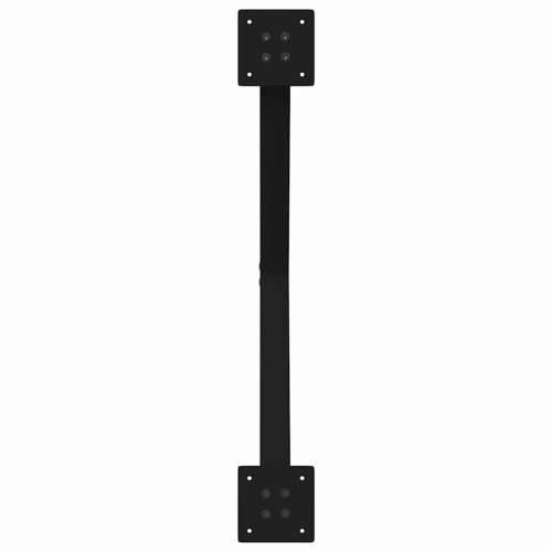Noge za klub stolić u obliku slova X, 2 kom, crne, 70 x (42-43) cm, čelik - Crna 70 x (42-43) cm (40 mm) 2 1 Cijena