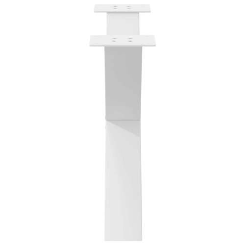 Noge za klub stolić u obliku slova X, 2 kom, bijele, 70 x (42-43) cm, čelik - Bijela 70 x (42-43) cm (80 mm) 2 1 Cijena