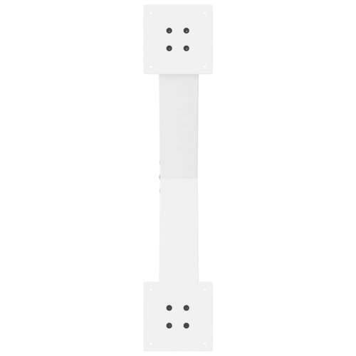 Noge za klub stolić u obliku slova X, 2 kom, bijele, 70 x (42-43) cm, čelik - Bijela 70 x (42-43) cm (80 mm) 2 1 Cijena