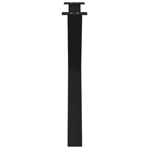 Noge za blagovaonski stol u obliku slova X, 2 kom, crne, 90 x (72-73) cm, čelik - Crna 90 x (72-73) cm (80 mm) 2 1 Cijena
