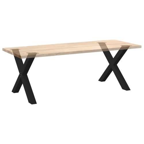 Noge za blagovaonski stol u obliku slova X, 2 kom, crne, 90 x (72-73) cm, čelik - Crna 90 x (72-73) cm (80 mm) 2 1 Cijena