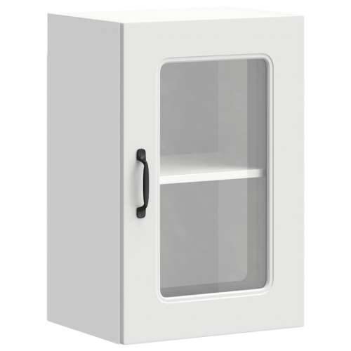 Kuhinjski zidni ormarić sa staklenim vratima Kalmar drveni - Bijela 40 x 31 x 60 cm 1 1x wall glass cabinet (1 door) Cijena