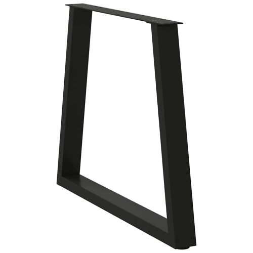 Noge za blagovaonski stol V-oblika 2 kom Crne 70 x (72-73,3) cm Čelik - Crna 70 x (72-73.3) cm 2 1 Cijena