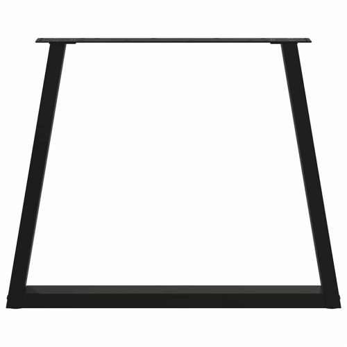 Noge za blagovaonski stol V-oblika 2 kom Crne 70 x (72-73,3) cm Čelik - Crna 70 x (72-73.3) cm 2 1 Cijena
