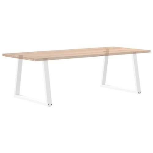 Noge za blagovaonski stol V-oblika 2 kom Bijele 90 x (72-73,3) cm Čelik - Bijela 90 x (72-73.3) cm 2 1 Cijena