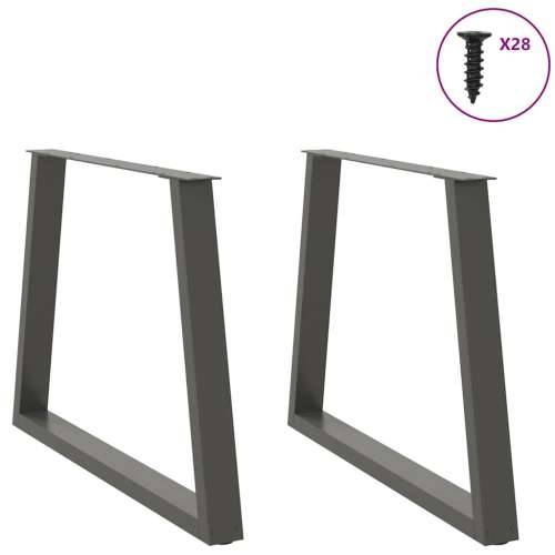 Noge za blagovaonski stol V-oblika 2 kom antracit 100 x (72-73,3) cm čelik - Antracit 100 x (72-73.3) cm 2 1 Cijena