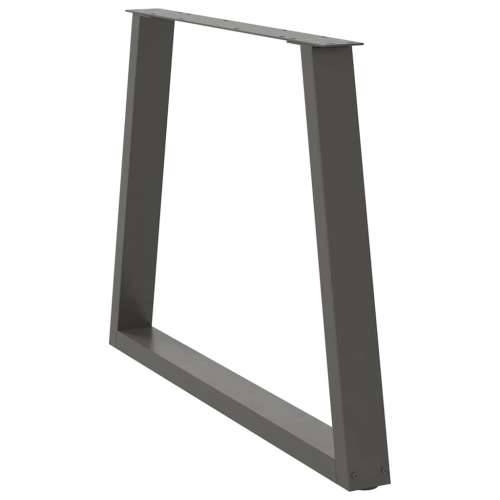 Noge za blagovaonski stol V-oblika 2 kom antracit 100 x (72-73,3) cm čelik - Antracit 100 x (72-73.3) cm 2 1 Cijena