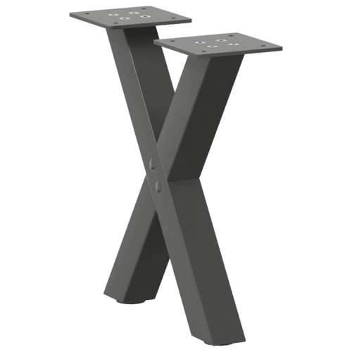Noge za stolić u obliku slova X 2 kom antracit 30x(30-31) cm - Antracit 30 x (30-31) cm (40 mm) 2 1 Cijena