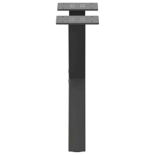 Noge za klub stolić u obliku slova X, 2 kom, antracit, 30 x (30-31) cm, čelik - Antracit 30 x (30-31) cm (40 mm) 2 1 Cijena