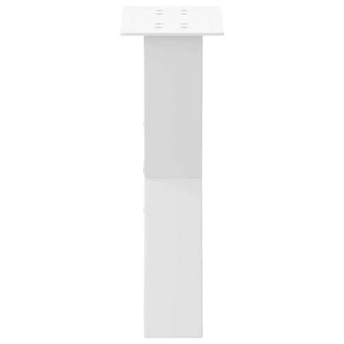 Noge za klub stolić u obliku slova X, 2 kom, bijele, 28 x (42-43) cm, čelik - Bijela 28 x (42-43) cm (80 mm) 2 1 Cijena