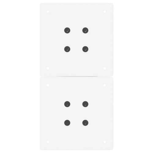 Noge za klub stolić u obliku slova X, 2 kom, bijele, 28 x (42-43) cm, čelik - Bijela 28 x (42-43) cm (80 mm) 2 1 Cijena