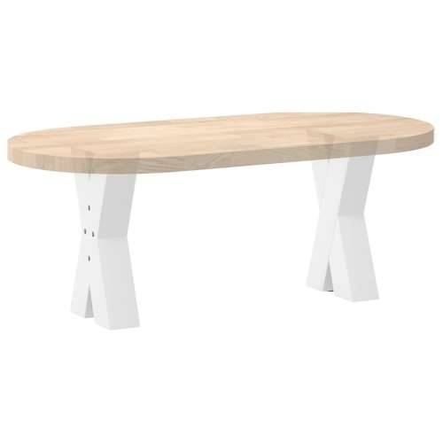 Noge za klub stolić u obliku slova X, 2 kom, bijele, 28 x (42-43) cm, čelik - Bijela 28 x (42-43) cm (80 mm) 2 1 Cijena