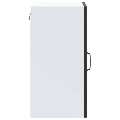 Kuhinjski zidni ormarić sa staklenim vratima Kalmar drveni - Crna 40 x 31 x 60 cm 1 1x wall glass cabinet (1 door) Cijena