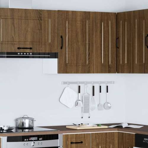 Kuhinjski zidni ormarić Kalmar boja hrasta konstruirano drvo - Smeđi hrast 40 x 31 x 60 cm 1 1x wall cabinet (1 door) Cijena