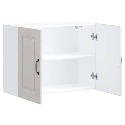 Kuhinjski zidni ormarić Kalmar sjaj bijeli konstruirano drvo - Visoko sjajno bijela 80 x 31 x 60 cm 1 1x wall cabinet (2 doors) Cijena