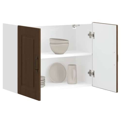 Kuhinjski zidni ormarić Kalmar boja hrasta konstruirano drvo - Smeđi hrast 80 x 31 x 60 cm 1 1x wall cabinet (2 doors) Cijena