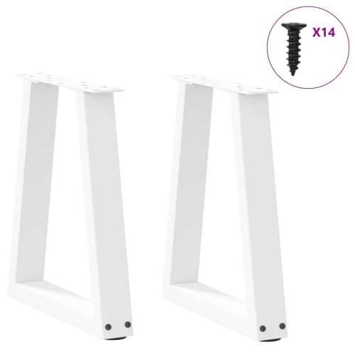 Noge za blagovaonski stol V-oblika 2 kom bijele 38x(42-43,3) cm - Bijela 38 x (42-43.3) cm 2 1 Cijena