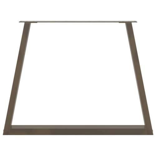 Noge za blagovaonski stol V-oblik 2 kom Prirodni čelik 90 x (72-73,3) cm Čelik - Prirodna 90 x (72-73.3) cm 2 1 Cijena