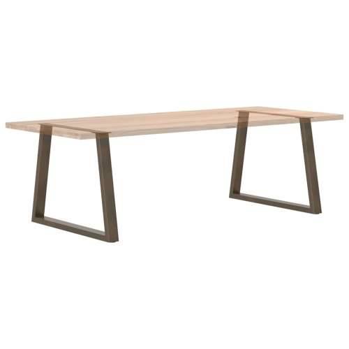 Noge za blagovaonski stol V-oblik 2 kom Prirodni čelik 90 x (72-73,3) cm Čelik - Prirodna 90 x (72-73.3) cm 2 1 Cijena