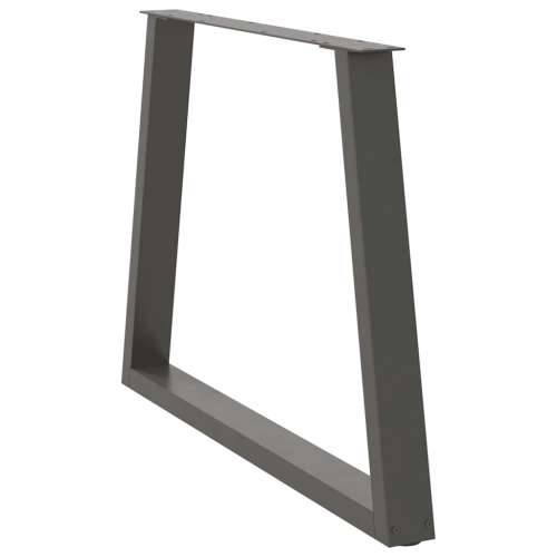 Noge za blagovaonski stol V-oblik 3 kom antracit 100 x (72-73,3) cm čelik - Antracit 100 x (72-73.3) cm 3 1 Cijena