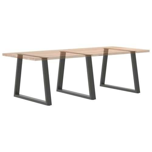 Noge za blagovaonski stol V-oblik 3 kom antracit 100 x (72-73,3) cm čelik - Antracit 100 x (72-73.3) cm 3 1 Cijena