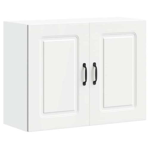 Kuhinjski zidni ormarić Kalmar bijeli konstruirano drvo - Bijela 1 1 x zidni ormarić (2 vrata) 80 cm Cijena