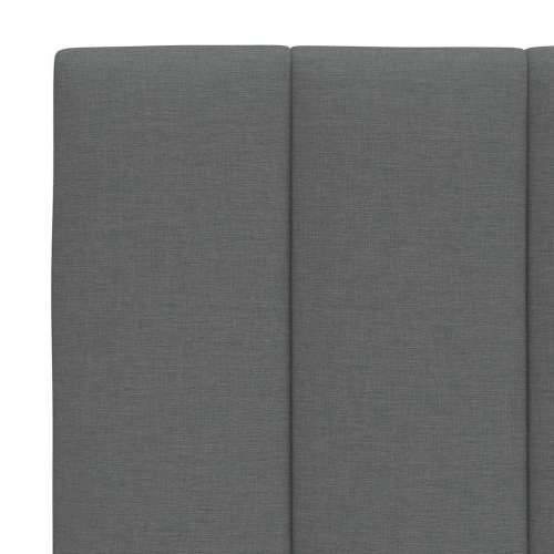 Krevet s madracem tamnosivi 90 x 190 cm od tkanine - Tamno siva 90 x 190 cm Cijena