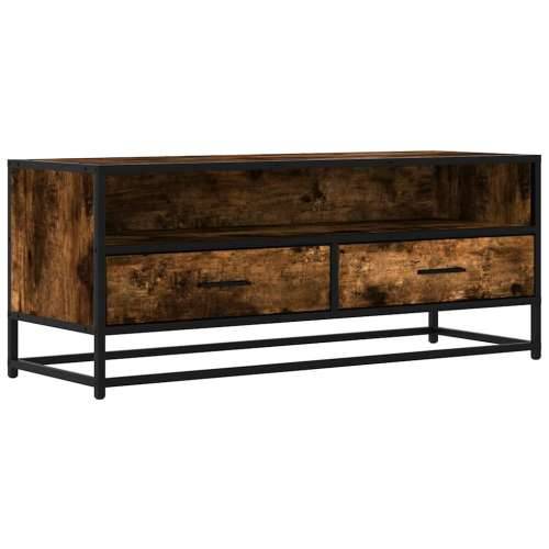TV ormarić boja dimljenog hrasta 100x34,5x40 cm konstruirano - Dimljeni hrast 1 100 cm Cijena
