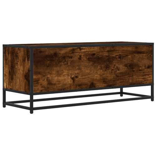 TV ormarić boja dimljenog hrasta 100x34,5x40 cm konstruirano - Dimljeni hrast 1 100 cm Cijena