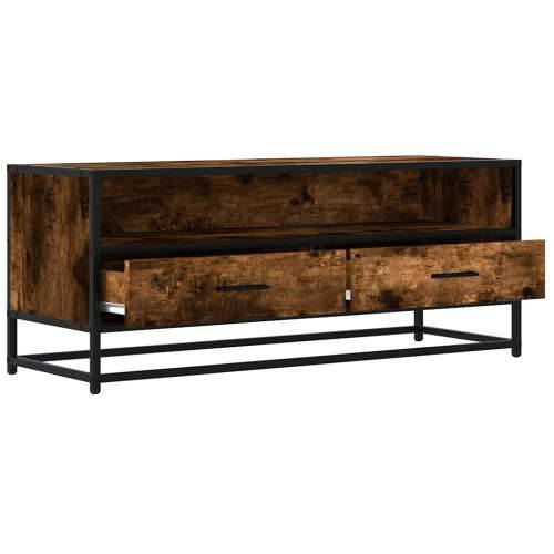 TV ormarić boja dimljenog hrasta 100x34,5x40 cm konstruirano - Dimljeni hrast 1 100 cm Cijena