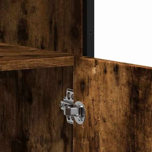 Komoda dimljeni hrast 100x35x76 cm konstruirano drvo - Dimljeni hrast 1 Cijena