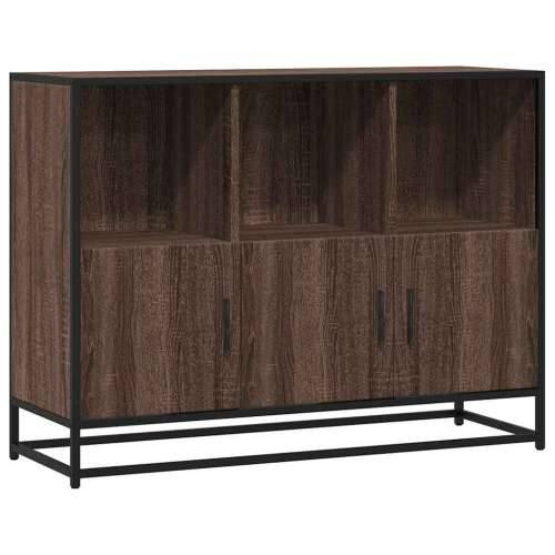 Komoda smeđi hrast 100x35x76 cm konstruirano drvo - Smeđi hrast 1 Cijena