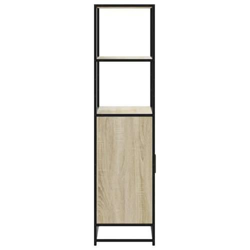 Visoka ploča sonoma hrast 68x35x139cm konstruirano drvo i metal - sonoma hrast 1 Cijena