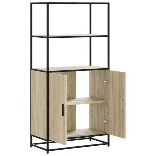 Visoka ploča sonoma hrast 68x35x139cm konstruirano drvo i metal - sonoma hrast 1 Cijena