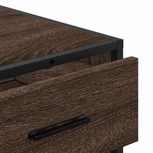Ormar s ladicama smeđi hrast 70x41x56 cm izrađeno drvo - Smeđi hrast 1 Cijena