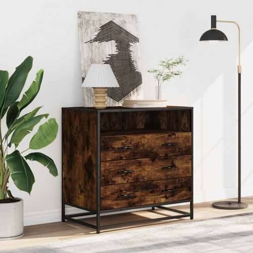 Ormar s ladicama dimljeni hrast 70x41x70 cm konstruirano drvo - Dimljeni hrast 1 Cijena