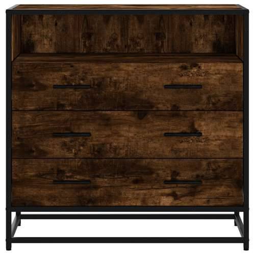 Ormar s ladicama dimljeni hrast 70x41x70 cm konstruirano drvo - Dimljeni hrast 1 Cijena