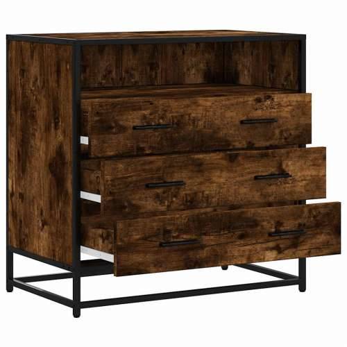 Ormar s ladicama dimljeni hrast 70x41x70 cm konstruirano drvo - Dimljeni hrast 1 Cijena