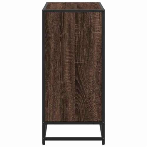 Ormar za knjige smeđi hrast 80,5x35x76 cm izrađeno drvo - Smeđi hrast 1 76 cm 80.5 cm Cijena