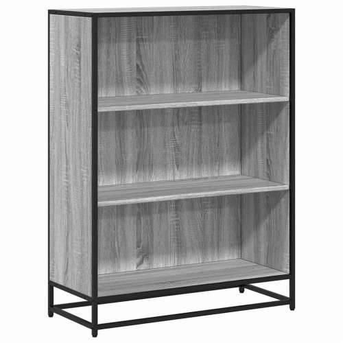 Ormarić za knjige boja hrasta 80,5x35x107,5cm konstruirano drvo - Sivi hrast sonoma 1 107.5 cm 80.5 cm Cijena