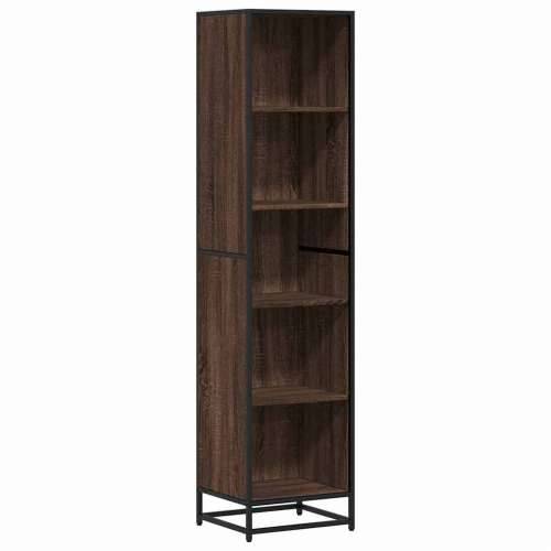 Ormarić za knjige smeđi hrast 40x35x170,5 cm konstruirano drvo - Smeđi hrast 1 170.5 cm 40 cm Cijena