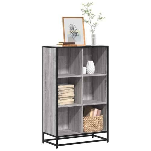 Ormar za knjige sivi sonoma 65,5x33x107,5 cm izrađeno drvo - Sivi hrast sonoma 65.5 x 33 x 107.5 cm 1 Cijena