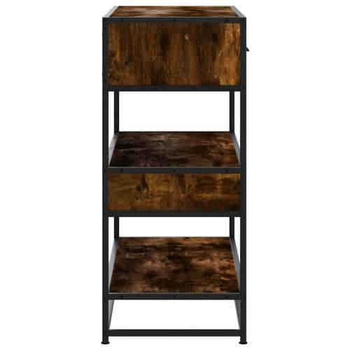 Konzolni stol boja hrasta 90x35x80 cm konstruirano drvo - Dimljeni hrast 1 Cijena