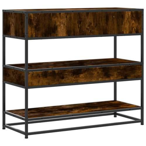 Konzolni stol boja hrasta 90x35x80 cm konstruirano drvo - Dimljeni hrast 1 Cijena