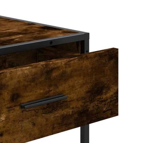 Konzolni stol boja hrasta 90x35x80 cm konstruirano drvo - Dimljeni hrast 1 Cijena